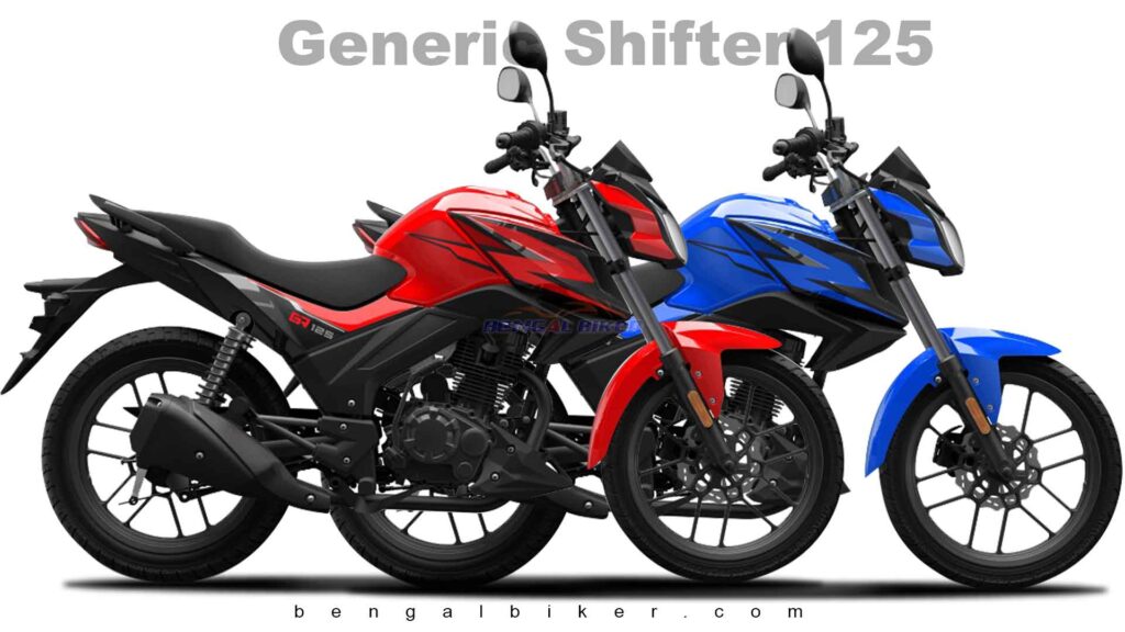 Generic Shifter 125 blue and red