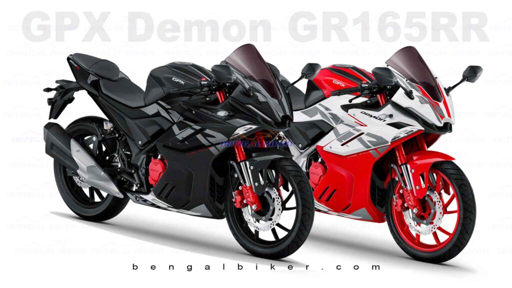 GPX Demon GR165RR black gray, red white